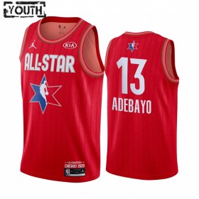 Barn Miami Heat Tröja Bam Adebayo 13 2020 All-Star Jordan Brand Röd Swingman